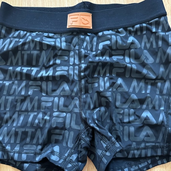 Married to the mob X fila spandex shorts - Picture 2 of 3